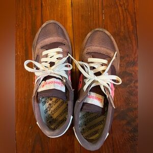 Saucony Jazz Original Ephemera Pink Sneakers Size 7.5
